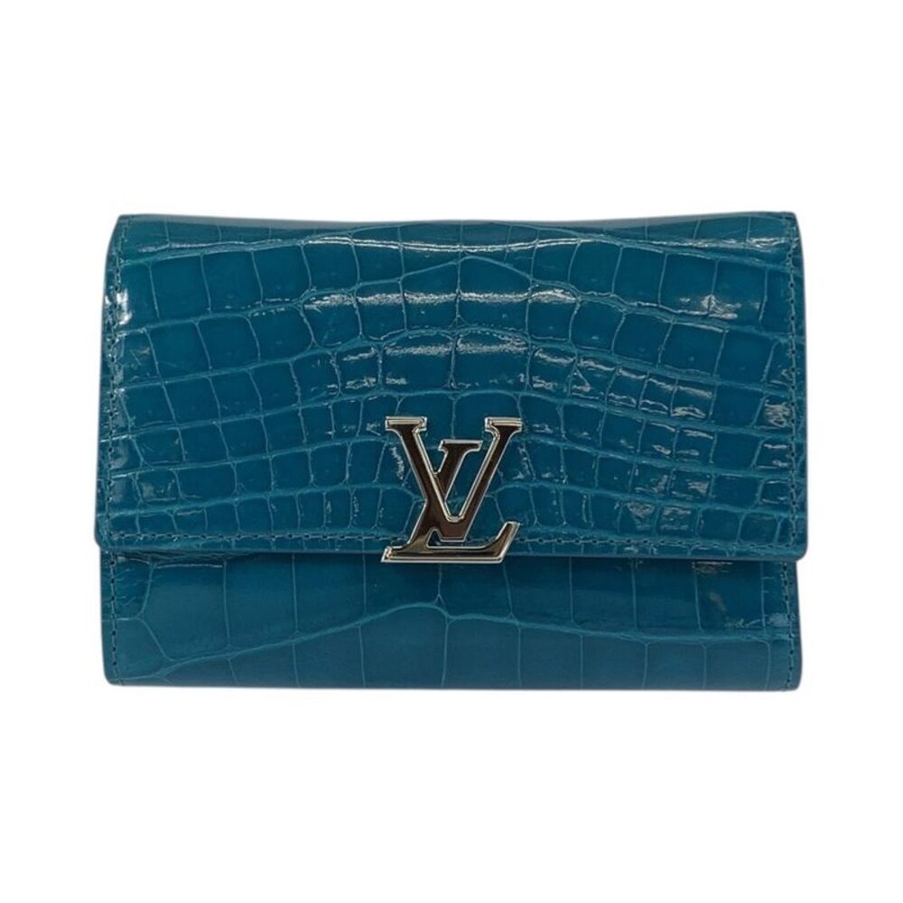Louis Vuitton Crocodile Capucines Compact Wallet